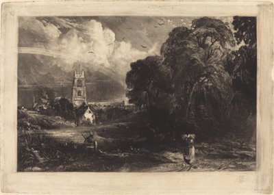 Stoke-by-Nayland von David Lucas after John Constable
