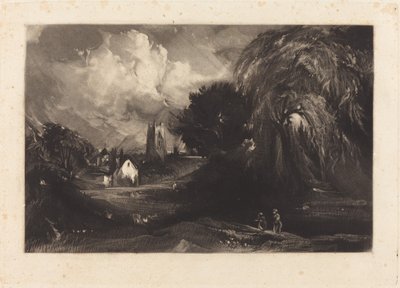 Stoke-by-Neyland von David Lucas after John Constable