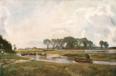 Die Kühe treiben, Hampshire, 1892, ca. 1930 von David Murray