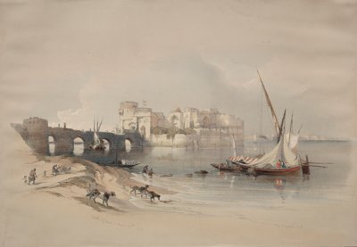 Zitadelle von Sidon von David Roberts