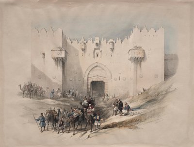 Damaskustor, Jerusalem von David Roberts