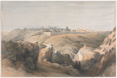 Jerusalem vom Ölberg von David Roberts