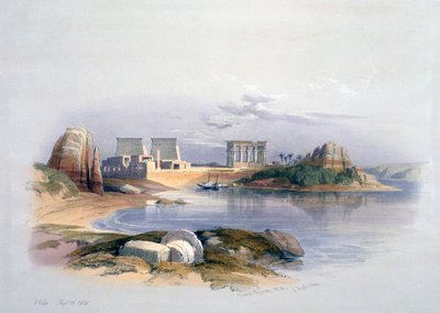 Philae, 1838 von David Roberts