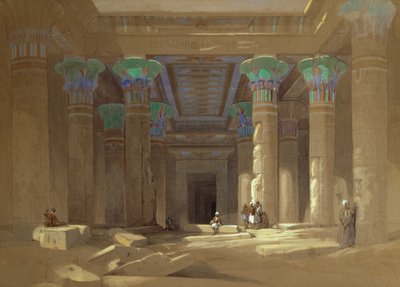 Tempel von Philae, Ägypten von David Roberts