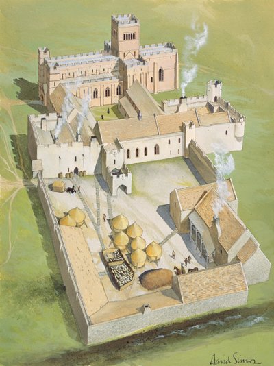 Lindisfarne Priory, Holy Island, Northumberland von David Simon