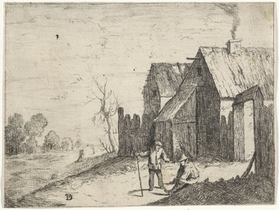 Zwei Bauern im Gespräch von David Teniers (II)