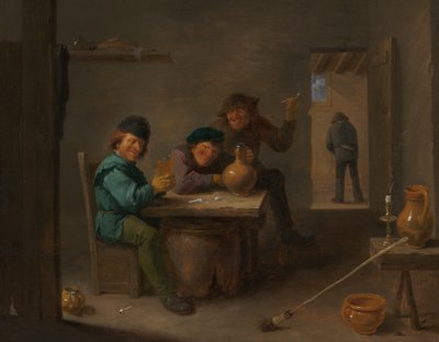 Bauern in einer Taverne von David Teniers II