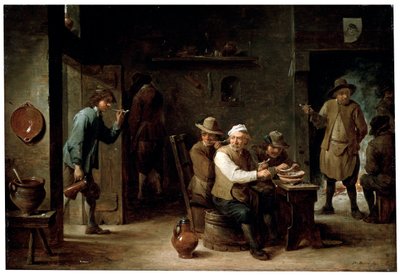 In einer Taverne, 1640er Jahre von David Teniers the Younger