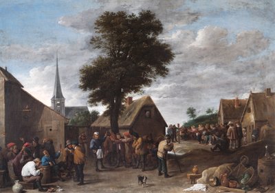 Ein flämisches Dorffest von David Teniers the Younger
