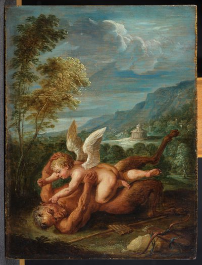 Amor überwindet Pan von David Teniers the Younger