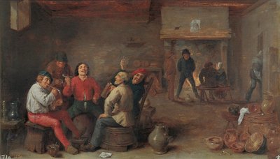 Raucher und Trinker von David Teniers the Younger