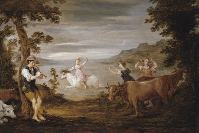 Die Entführung der Europa, 1654-56 von David Teniers the Younger