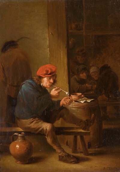 Der Raucher von David Teniers the Younger