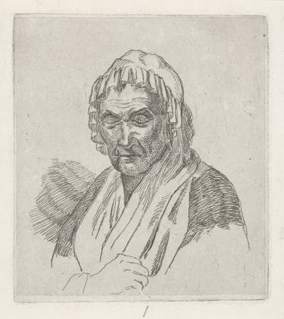 Ältere Frau von David van der Kellen