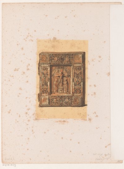 Buchumschlag, 12. Jahrhundert von David van der Kellen