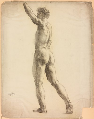 Studie einer männlichen Figur von Derwent Lees