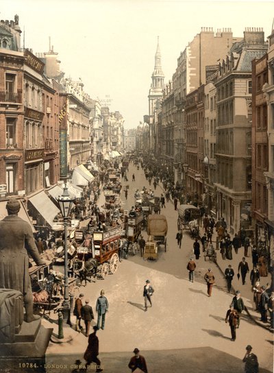 Cheapside, London, ca. 1890-1900 von Detroit Publishing Co.