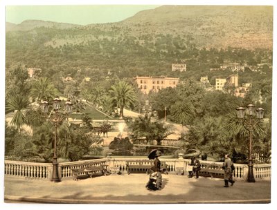 Monte Carlo Casino-Gärten, Riviera, Monaco von Detroit Publishing Co.
