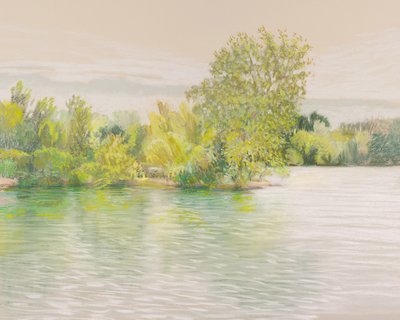 Silberfluss, 2017 von Diana Jahns