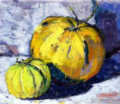 Melonen in der Sonne, 1982 von Diana Schofield