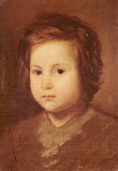 Kopf eines Kindes, 1650 von Diego Velázquez