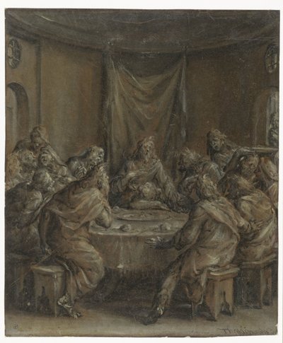 Das letzte Abendmahl von Dirck Barendsz.