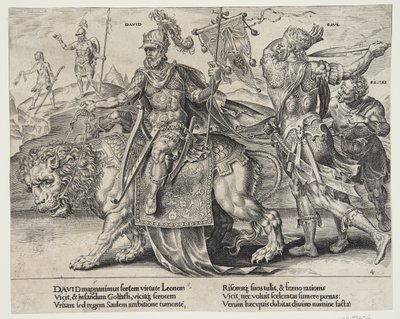 Der Triumph Davids von Dirck Volckertsz. Coornhert