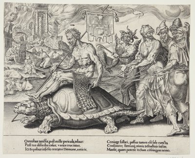 Der Triumph von Hiob von Dirck Volckertsz. Coornhert