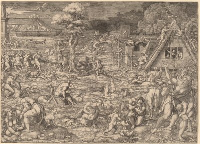 Die Sintflut von Dirk Jacobsz Vellert