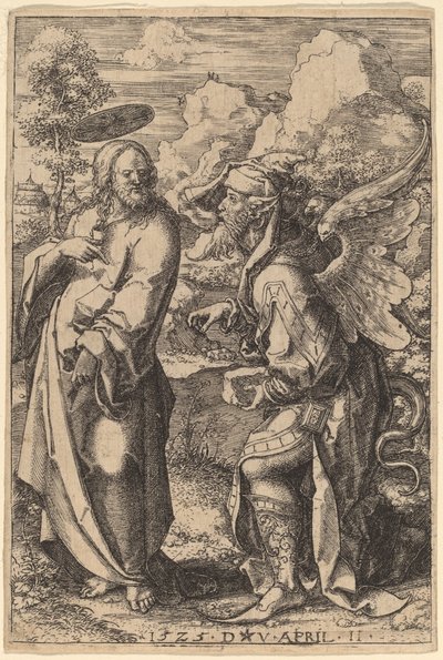 Die Versuchung Christi von Dirk Jacobsz Vellert