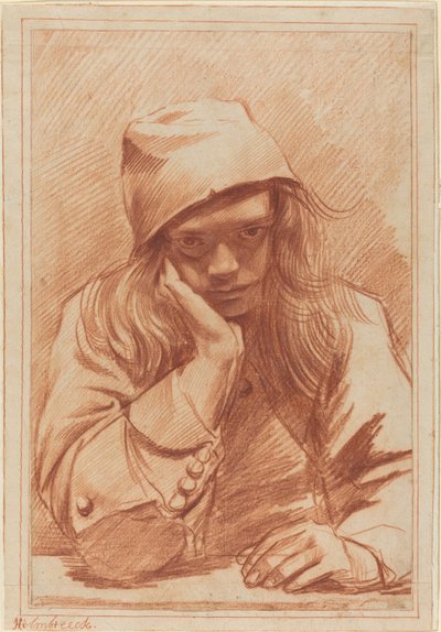 Selbstporträt, ca. 1633-96 von Dirk Theodor Helmbrecker