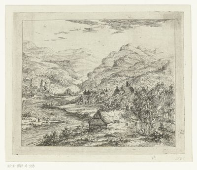 Ansicht in den Highlands von Schottland von Dirk Vis Blokhuyzen