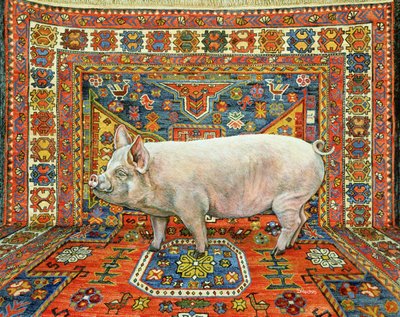 Singleton-Teppichschwein von Ditz