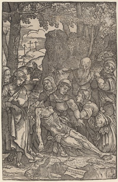 Die Beweinung Christi von Domenico Campagnola
