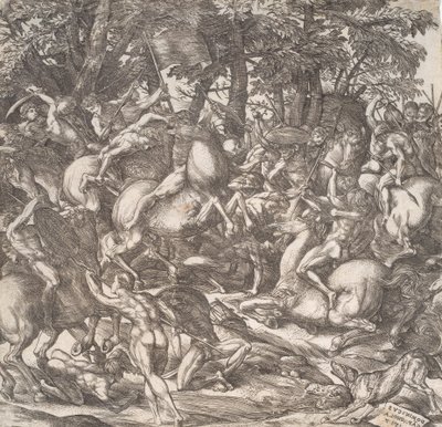 Reiterkampf von Domenico Campagnola