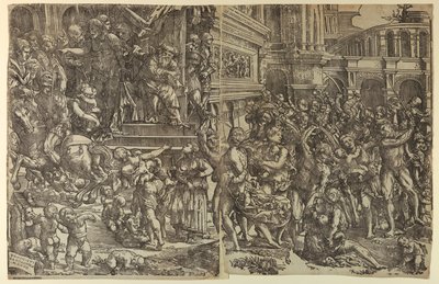 Das Massaker der Unschuldigen von Domenico Campagnola