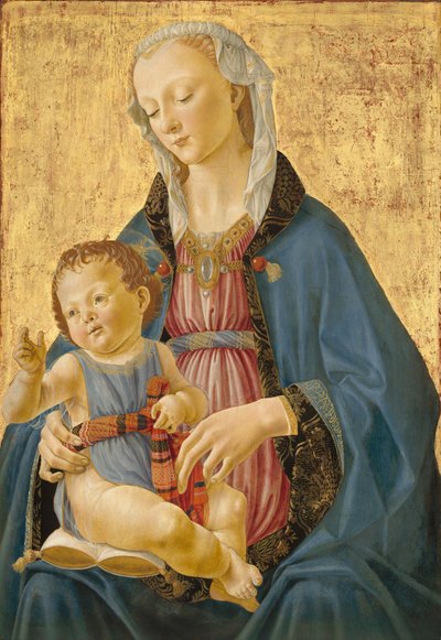 Madonna und Kind, ca. 1470-1475 von Domenico Ghirlandaio