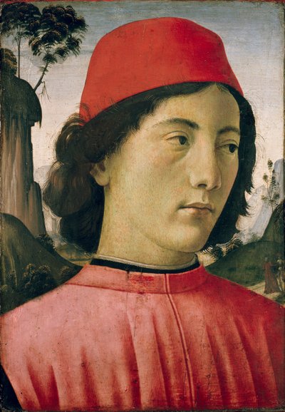Porträt eines jungen Mannes, ca. 1477-1478 von Domenico Ghirlandaio