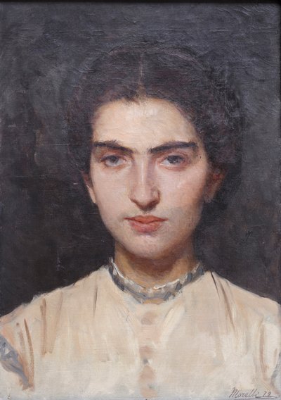 Porträt von Concettina von Domenico Morelli