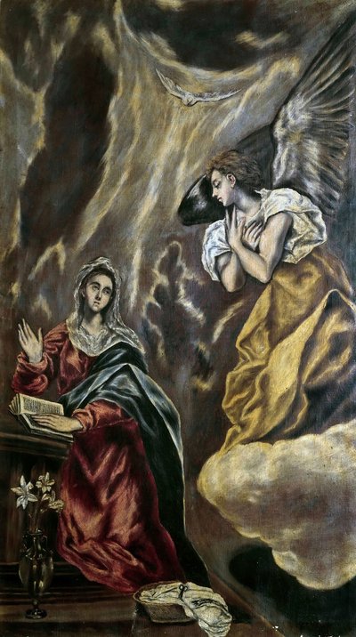 Die Verkündigung, ca. 1610 von Dominico El Greco