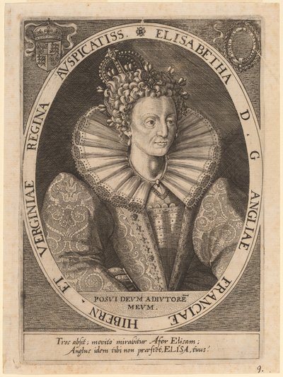 Königin Elisabeth von Dominicus Custos after Crispijn de Passe I