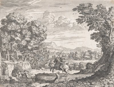 Bellerophon besiegt die Chimäre, 1668 von Dominique Barriere
