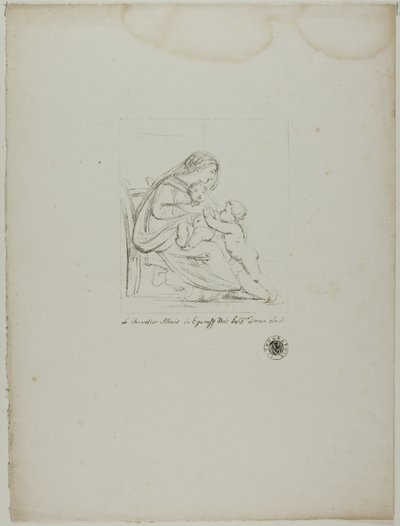 Sitzende Jungfrau von Dominique Vivant Denon