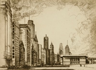 Chicago, Michigan Avenue Nr. 2 von Donald Shaw MacLaughlan
