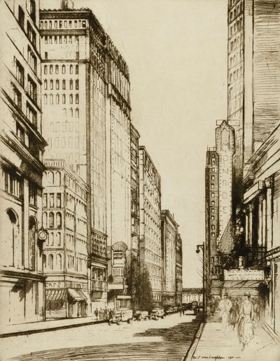 Chicago, Monroe Street von Donald Shaw MacLaughlan