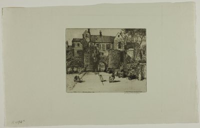 La Porte Gayole, Boulogne-sur-Mer von Donald Shaw MacLaughlan