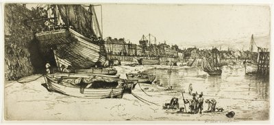 Der Hafen von Boulogne-sur-Mer von Donald Shaw MacLaughlan