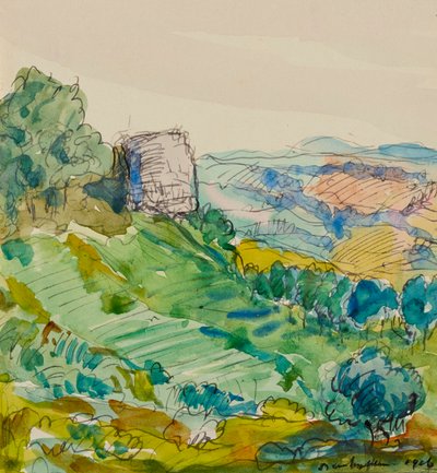 Auf dem Weg nach Gaillac von Donald Shaw MacLaughlan