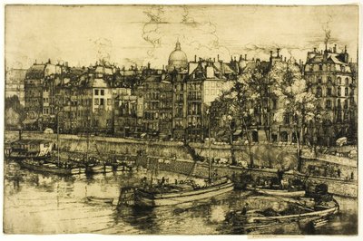 Quai des Grands Augustine, Paris von Donald Shaw MacLaughlan