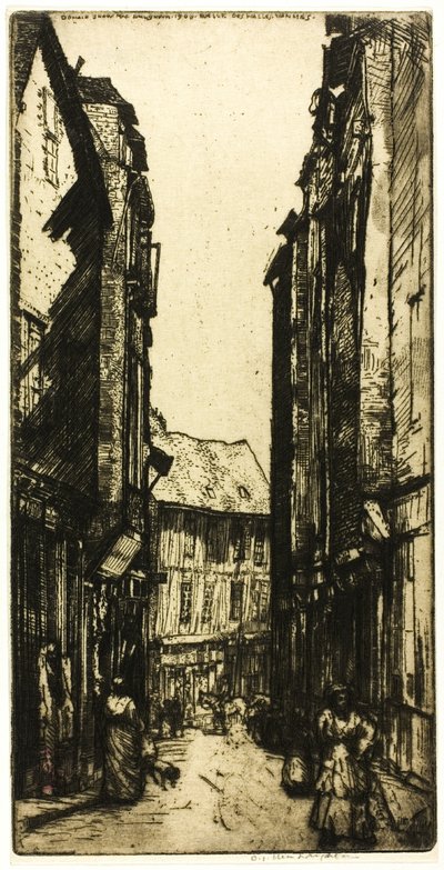 Ruelle des Halles, Vannes, Bretagne von Donald Shaw MacLaughlan